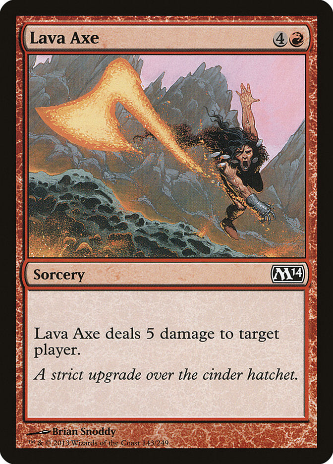 Lava Axe [Magic 2014] | Chromatic Games