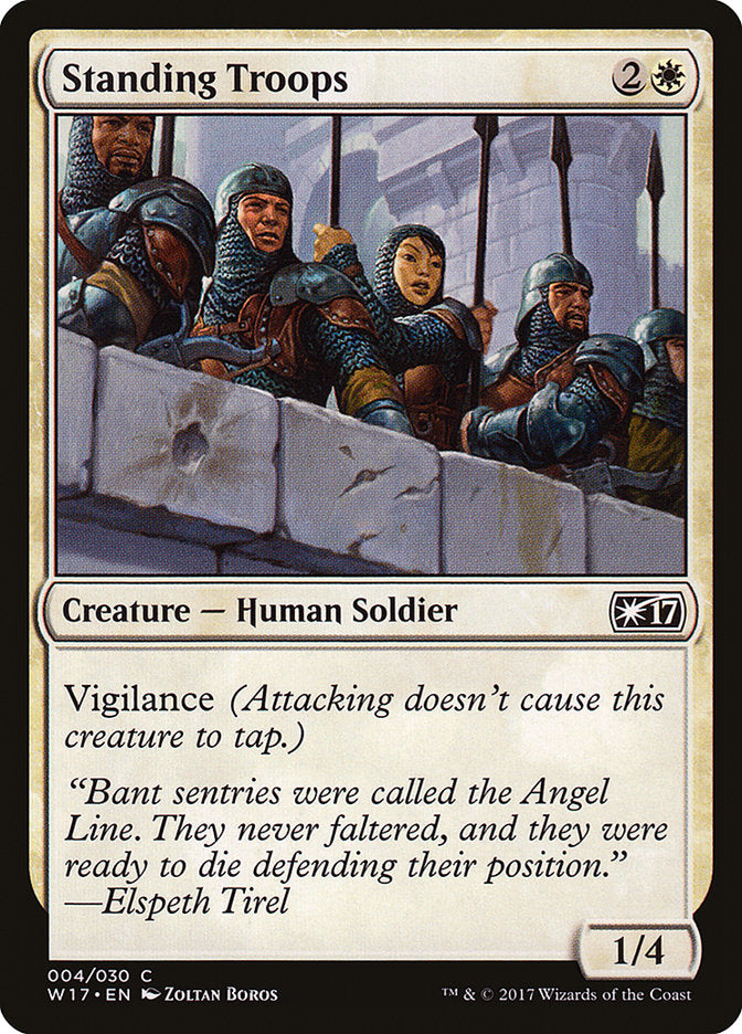 Standing Troops [Welcome Deck 2017] | Chromatic Games