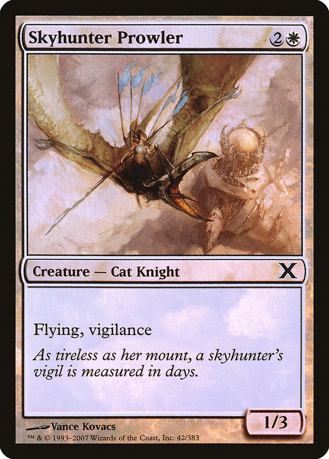 Skyhunter Prowler (Premium Foil) [Tenth Edition] | Chromatic Games