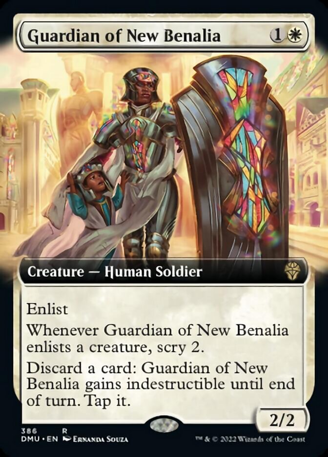 Guardian of New Benalia (Extended Art) [Dominaria United] | Chromatic Games