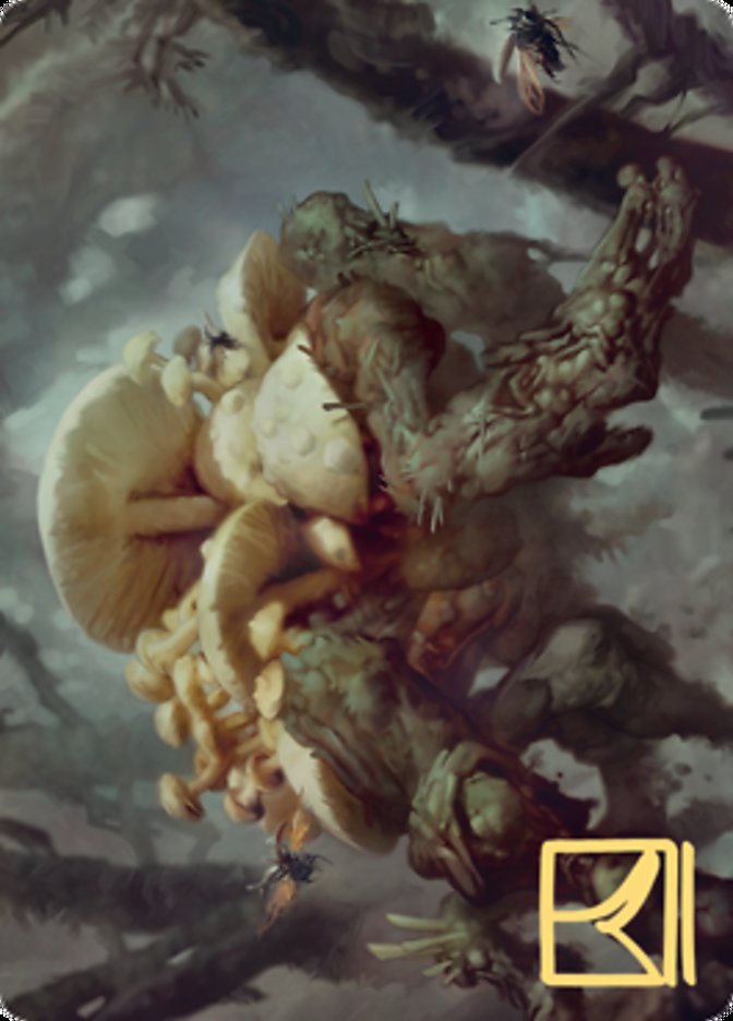 Swarm Shambler Art Card (Gold-Stamped Signature) [Zendikar Rising Art Series] | Chromatic Games