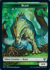 Beast (011) // Insect Double-Sided Token [Commander 2021 Tokens] | Chromatic Games