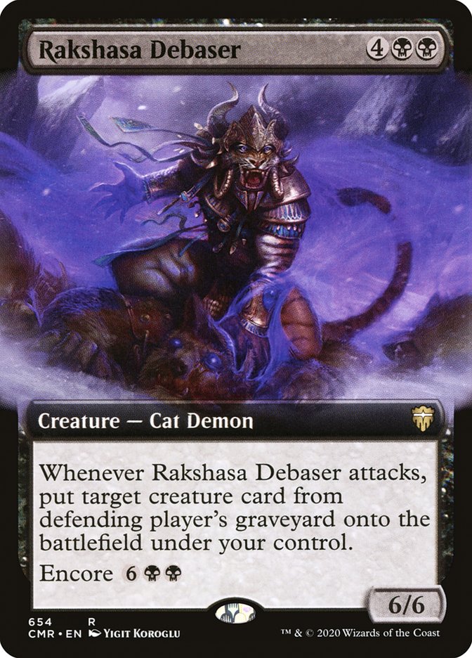 Rakshasa Debaser (Extended Art) [Commander Legends] | Chromatic Games