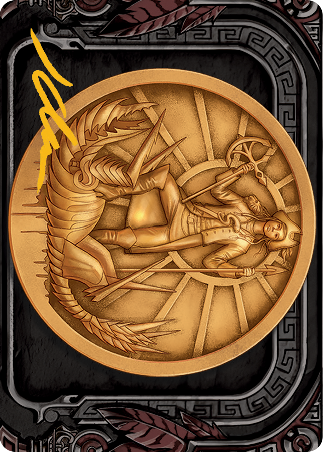 Captain Lannery Storm Art Card (Gold-Stamped Signature) [March of the Machine Art Series] | Chromatic Games