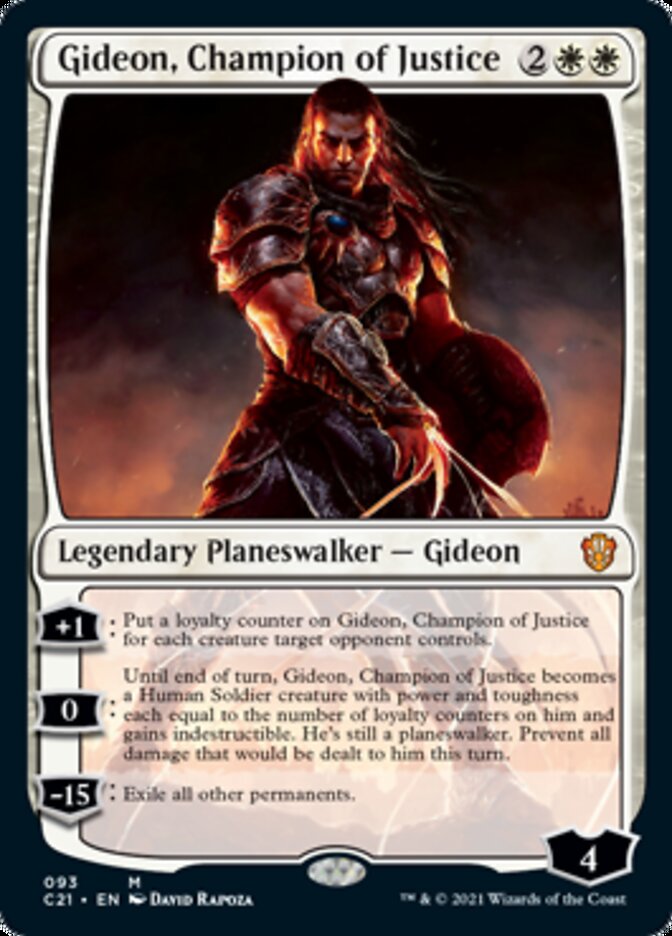 Gideon, Champion of Justice [Commander 2021] | Chromatic Games