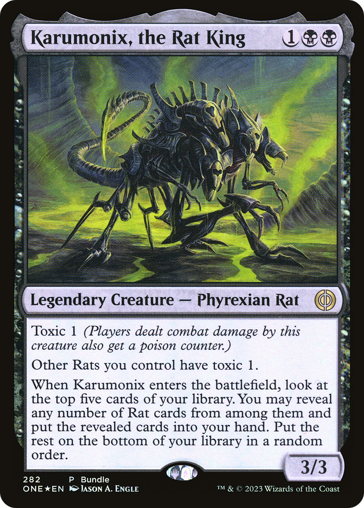 Karumonix, the Rat King (Bundle) [Phyrexia: All Will Be One] | Chromatic Games