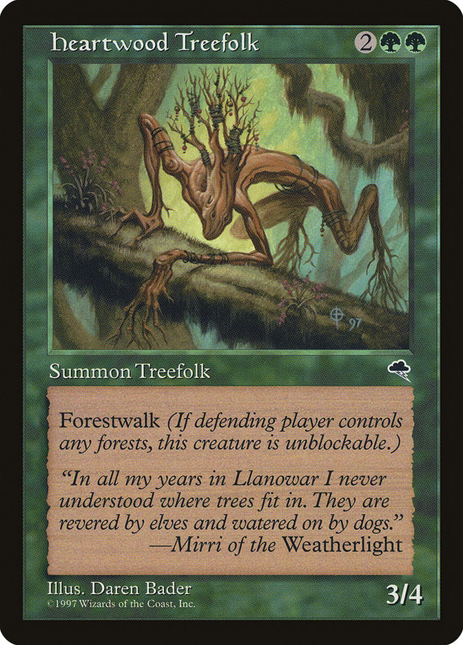 Heartwood Treefolk [Tempest] | Chromatic Games