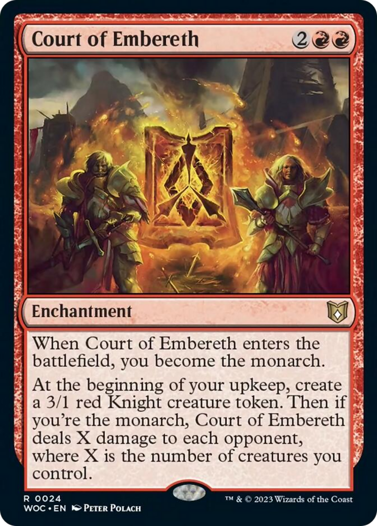 Court of Embereth [Wilds of Eldraine Commander] | Chromatic Games