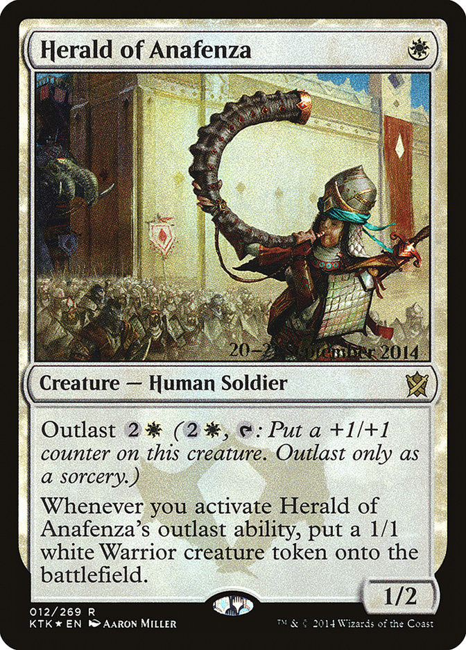 Herald of Anafenza [Khans of Tarkir Prerelease Promos] | Chromatic Games