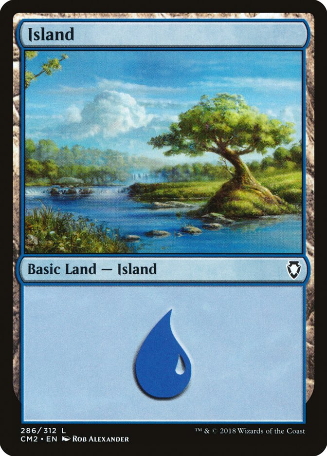 Island (286) [Commander Anthology Volume II] | Chromatic Games