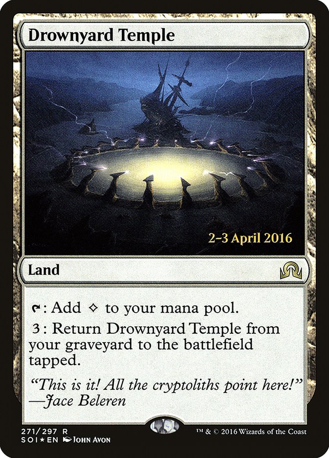 Drownyard Temple [Shadows over Innistrad Prerelease Promos] | Chromatic Games