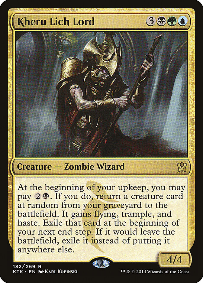 Kheru Lich Lord [Khans of Tarkir] | Chromatic Games