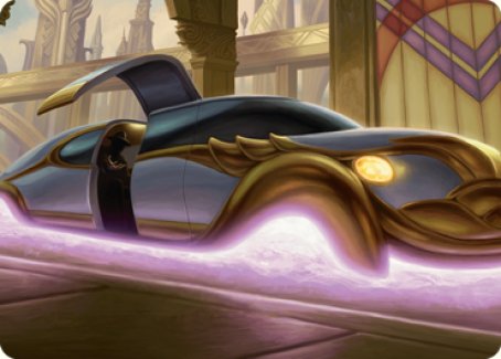 Mysterious Limousine Art Card [Streets of New Capenna Art Series] | Chromatic Games