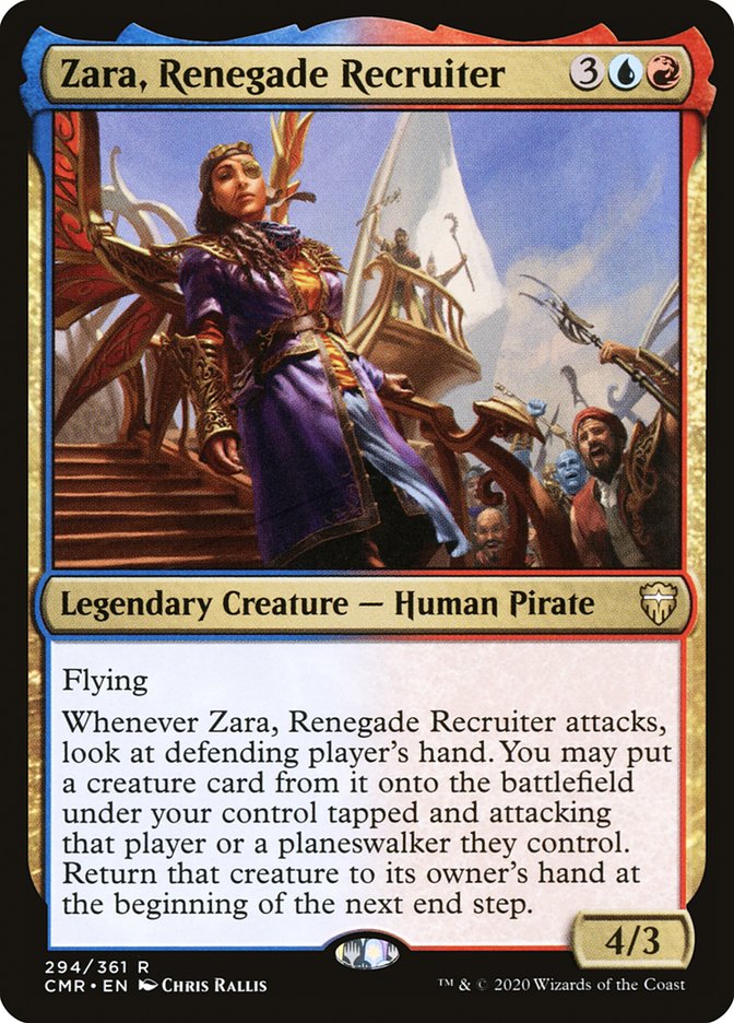 Zara, Renegade Recruiter [Commander Legends] | Chromatic Games