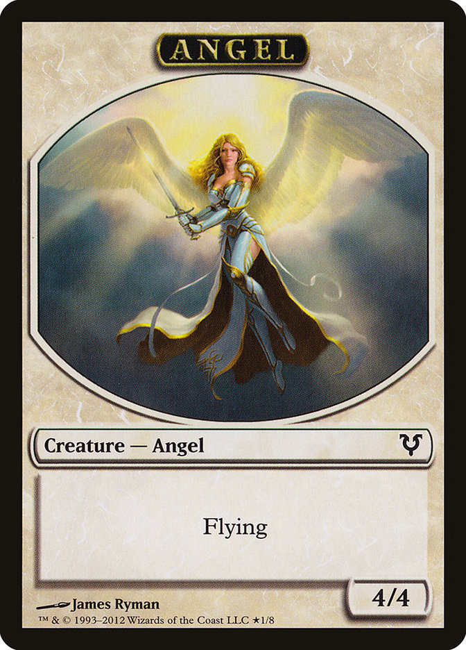 Angel // Demon Double-Sided Token [Open the Helvault] | Chromatic Games