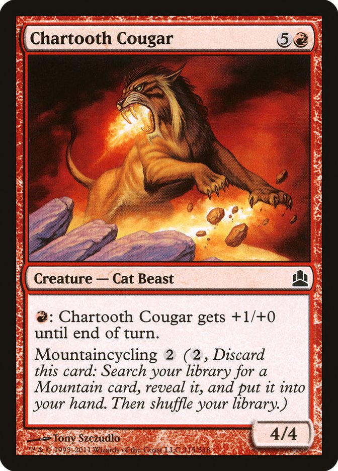 Chartooth Cougar [Commander 2011] | Chromatic Games