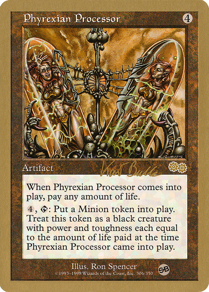 Phyrexian Processor (Kai Budde) (SB) [World Championship Decks 1999] | Chromatic Games