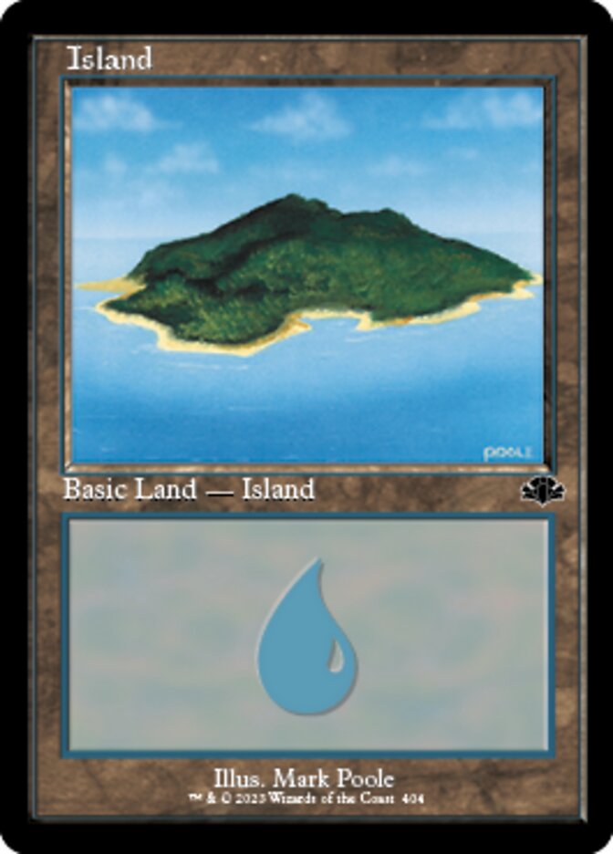 Island (404) (Retro) [Dominaria Remastered] | Chromatic Games