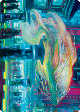 Skyswimmer Koi Art Card [Kamigawa: Neon Dynasty Art Series] | Chromatic Games