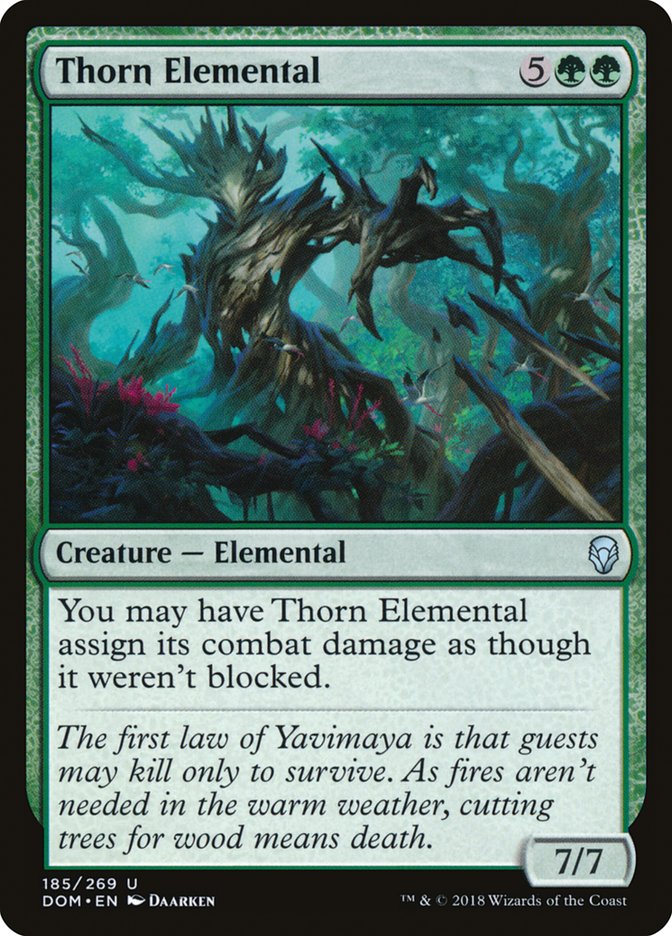 Thorn Elemental [Dominaria] | Chromatic Games