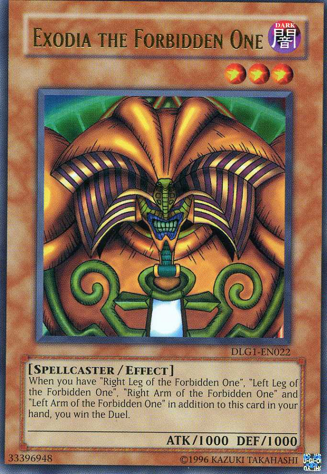 Exodia the Forbidden One [DLG1-EN022] Ultra Rare | Chromatic Games