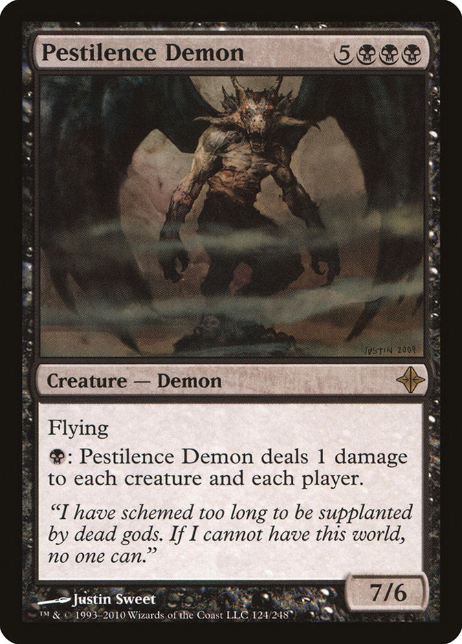 Pestilence Demon [Rise of the Eldrazi] | Chromatic Games