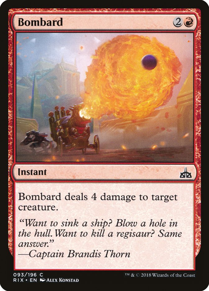 Bombard [Rivals of Ixalan] | Chromatic Games