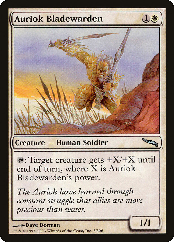 Auriok Bladewarden [Mirrodin] | Chromatic Games