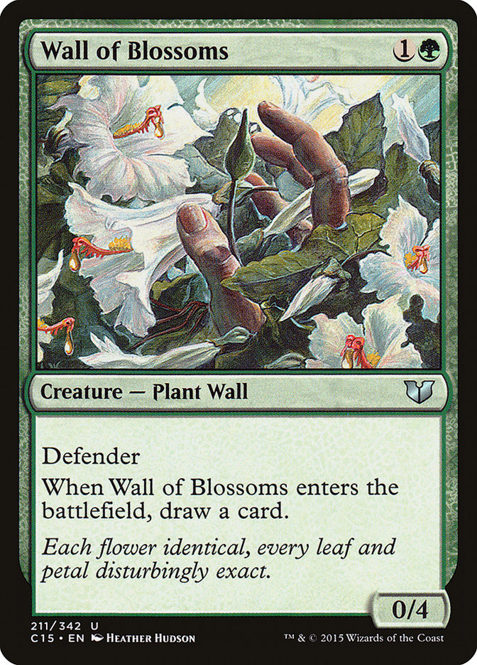 Wall of Blossoms [Commander 2015] | Chromatic Games