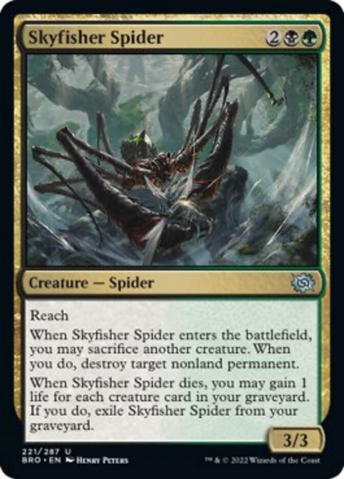 Skyfisher Spider [The Brothers' War] | Chromatic Games