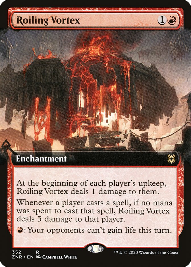 Roiling Vortex (Extended Art) [Zendikar Rising] | Chromatic Games