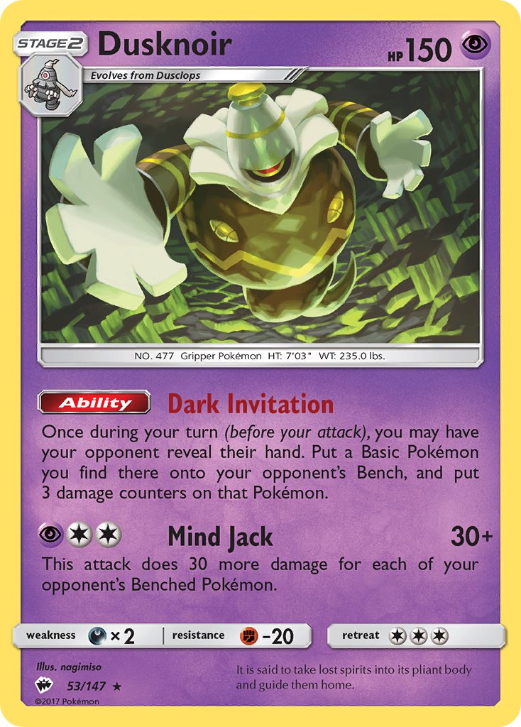 Dusknoir (SM Burning Shadows) [Theme Deck Exclusives] | Chromatic Games