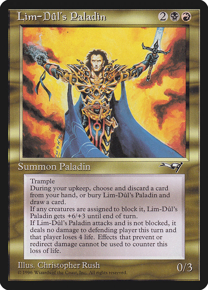 Lim-Dul's Paladin [Alliances] | Chromatic Games