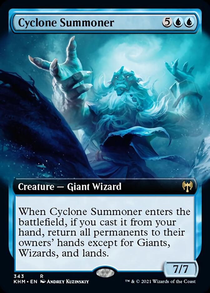 Cyclone Summoner (Extended Art) [Kaldheim] | Chromatic Games