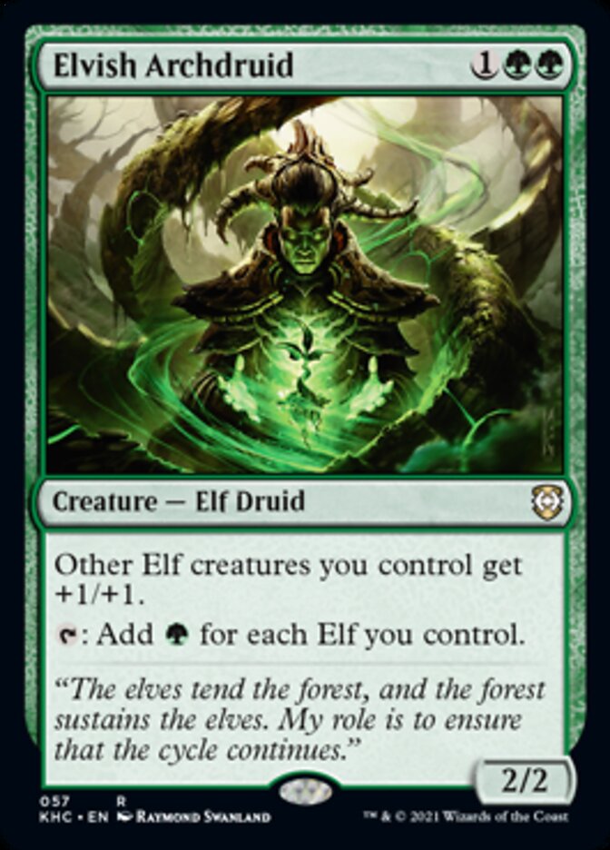 Elvish Archdruid [Kaldheim Commander] | Chromatic Games