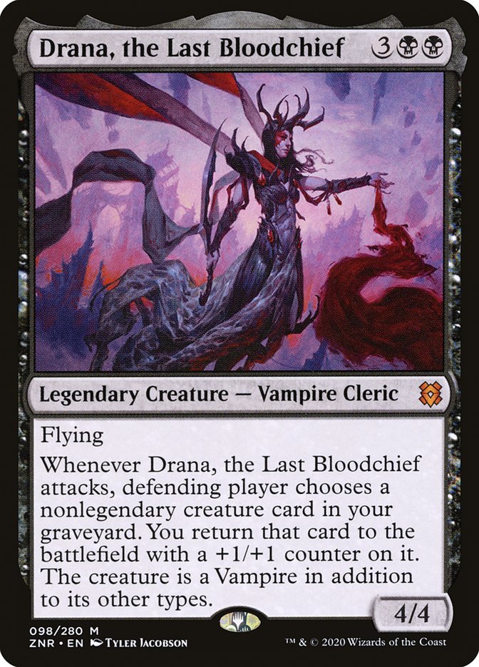 Drana, the Last Bloodchief [Zendikar Rising] | Chromatic Games