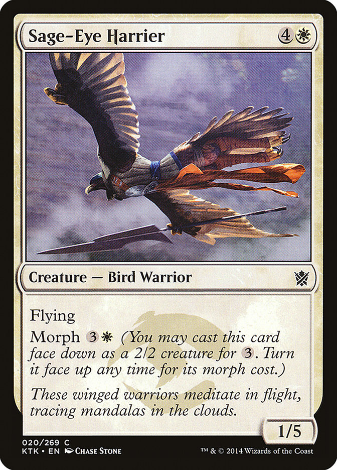 Sage-Eye Harrier [Khans of Tarkir] | Chromatic Games