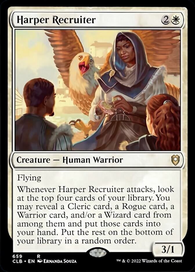 Harper Recruiter [Commander Legends: Battle for Baldur's Gate] | Chromatic Games