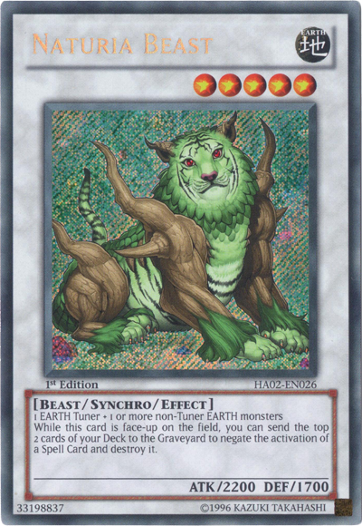 Naturia Beast [HA02-EN026] Secret Rare | Chromatic Games