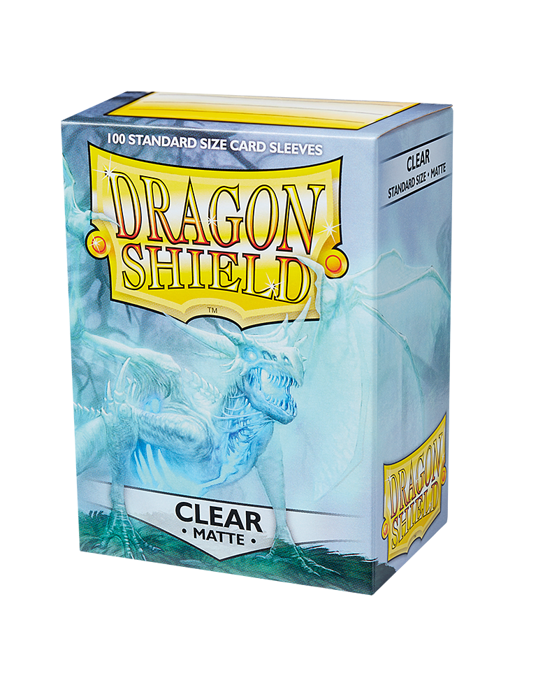 Dragon Shield Clear Matte Standard-Size | Chromatic Games