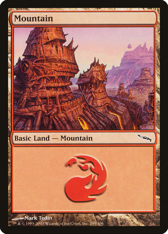 Mountain (299) [Mirrodin] | Chromatic Games