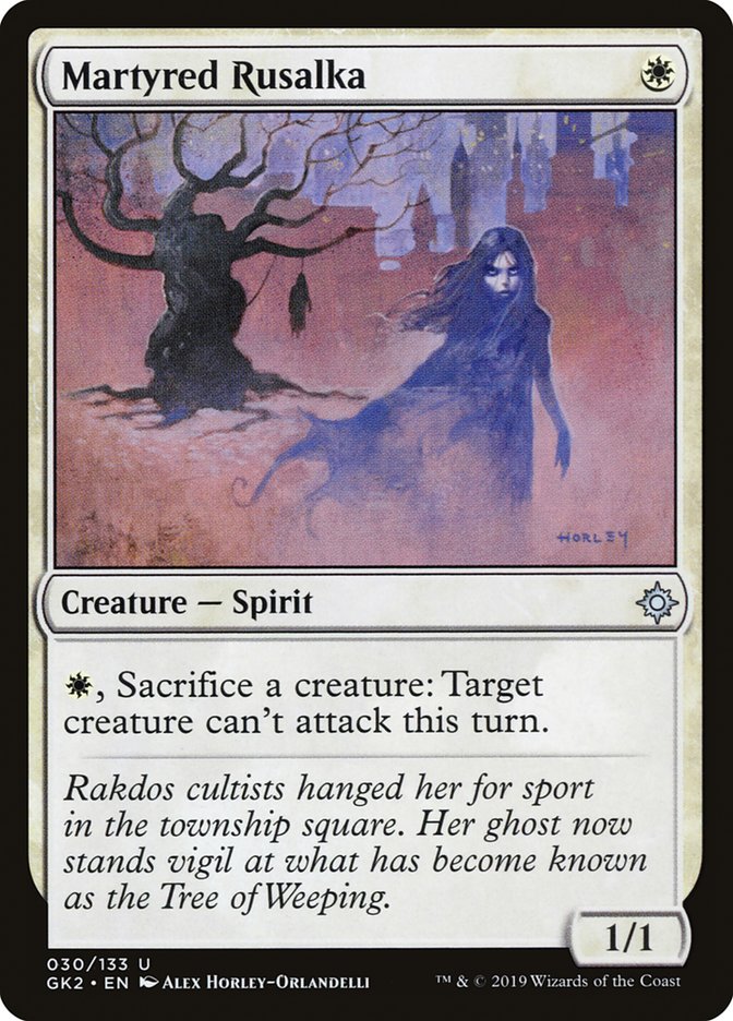 Martyred Rusalka [Ravnica Allegiance Guild Kit] | Chromatic Games