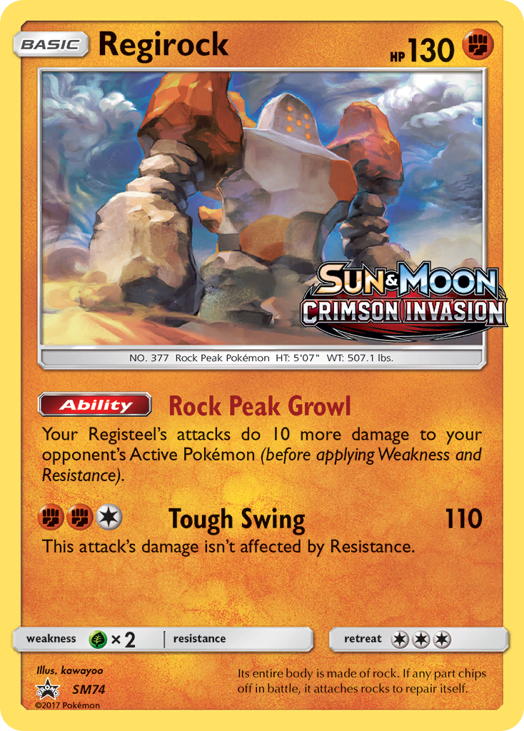 Regirock [SM Black Star Promos] | Chromatic Games