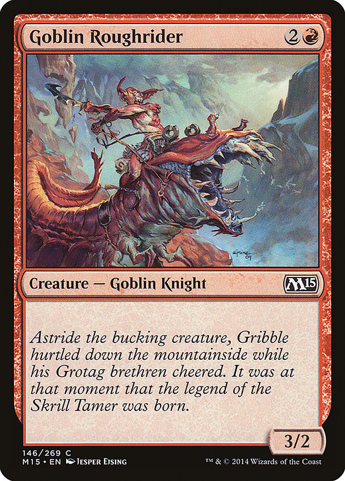 Goblin Roughrider [Magic 2015] | Chromatic Games