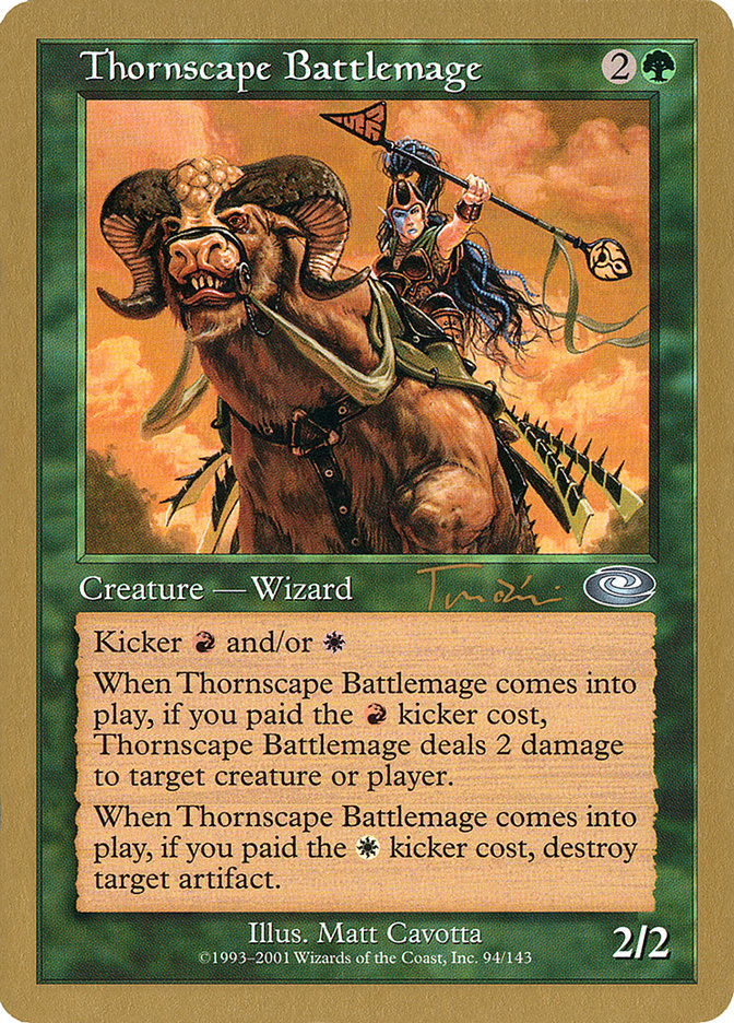 Thornscape Battlemage (Jan Tomcani) [World Championship Decks 2001] | Chromatic Games