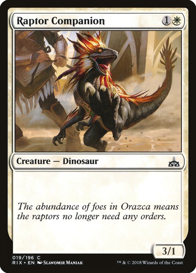 Raptor Companion [Rivals of Ixalan] | Chromatic Games