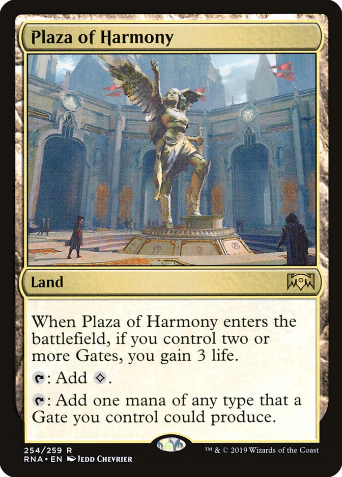 Plaza of Harmony [Ravnica Allegiance] | Chromatic Games