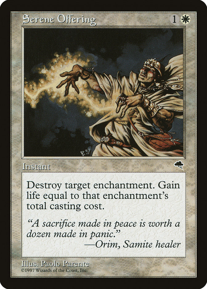 Serene Offering [Tempest] | Chromatic Games