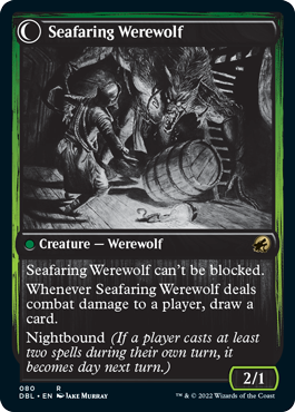 Suspicious Stowaway // Seafaring Werewolf [Innistrad: Double Feature] | Chromatic Games