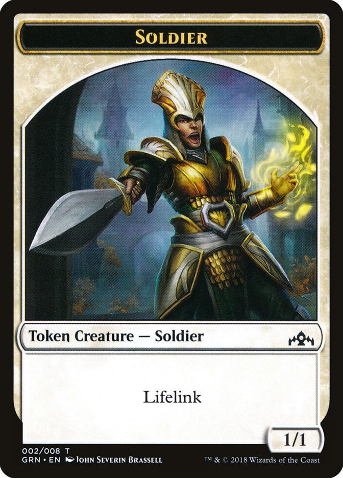 Soldier Token [Guilds of Ravnica Tokens] | Chromatic Games